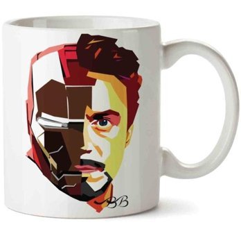 Art Hediye Tony Stark Iron Man İki Tarafı Baskılı Kupa Bardak