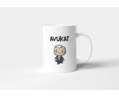 Promosyon Dünyam Avukat Meslek - Baskılı Kupa Bardak