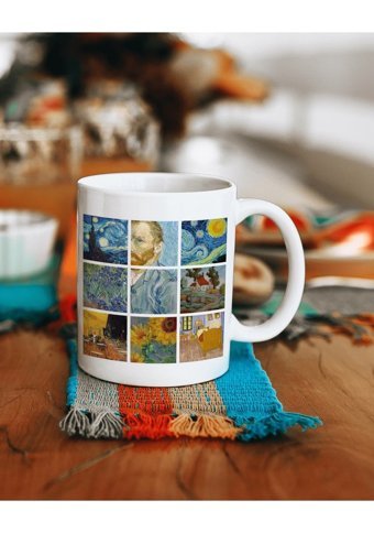 Baskıtech Van Gogh Baskılı Kupa Bardak