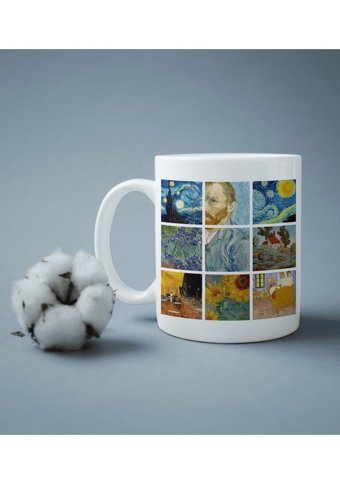 Baskıtech Van Gogh Baskılı Kupa Bardak