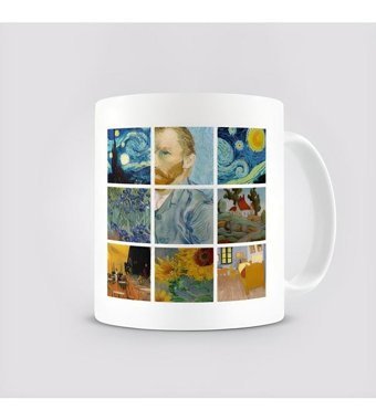 Baskıtech Van Gogh Baskılı Kupa Bardak