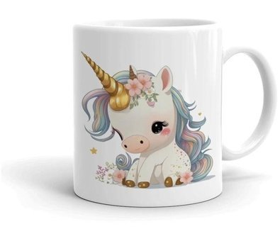 Mini Maker Kids Kişiye Özel Baby Unicorn Kupa Bardak
