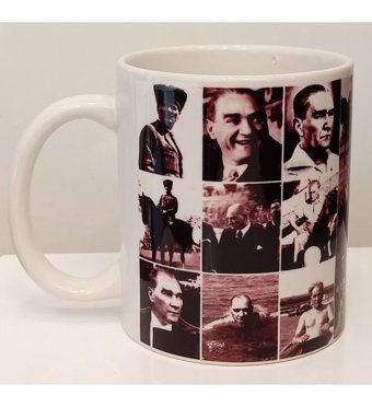 Sendealgelsin Atatürk Tasarım Kolaj Kupa Bardak