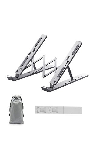 Coverzone Katlanabilir Alüminyum Dikey Ayarlanabilir Taşınabilir Ayaklı Hareketli Laptop Standı