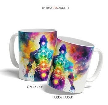 Kreatif Kupa Kişiye Özel Kupa, Çakra Enerji Kupası