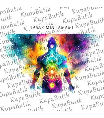 Kreatif Kupa Kişiye Özel Kupa, Çakra Enerji Kupası