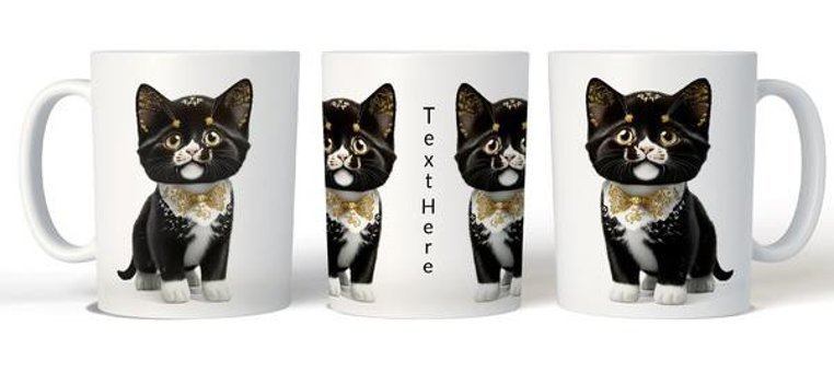 Kreatif Kupa Kişiye Özel Kupa- Kedi Tasarımıyla