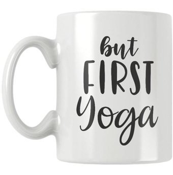 Qoeuyl Boutique But First Yoga Baskılı Kupa Bardak