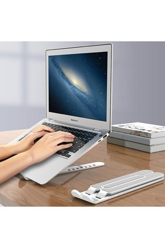 Mlnconcept Katlanabilir Alüminyum Dikey Ayarlanabilir Taşınabilir Ayaklı Hareketli Laptop Standı