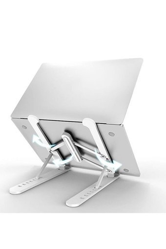 Mlnconcept Katlanabilir Alüminyum Dikey Ayarlanabilir Taşınabilir Ayaklı Hareketli Laptop Standı