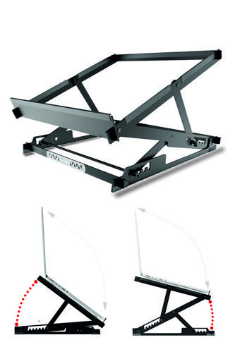 Fosim Katlanabilir Metal Dikey Ayarlanabilir Taşınabilir Laptop Standı