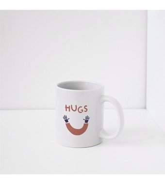 Tabby Design Hugs Baskılı Hediyelik Kupa