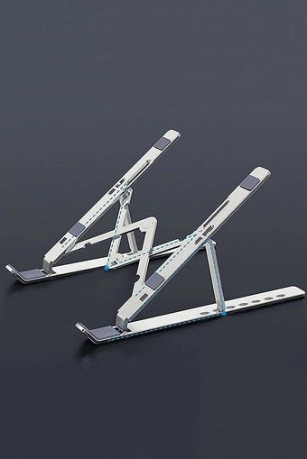 Neptün Life Katlanabilir Plastik Dikey Ayarlanabilir Taşınabilir Ayaklı Hareketli Laptop Standı