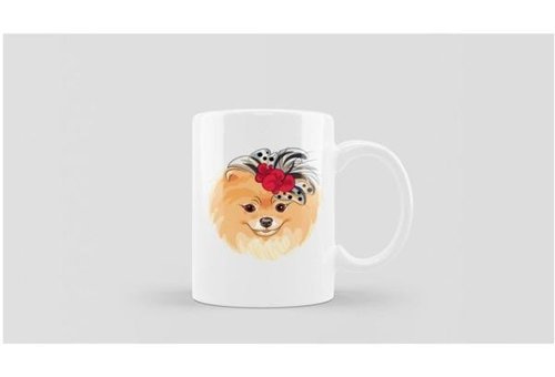 Mini Maker Kids Pomeranian Tasarımlı Kupa Bardak