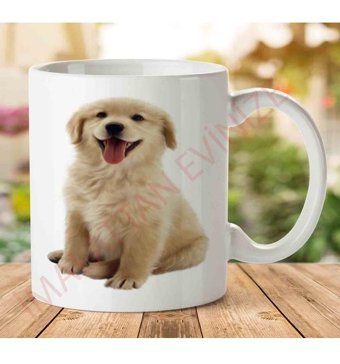 Art Hediye A2366 Köpek İki Tarafı Baskılı Kupa Bardak