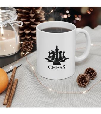 Baskıtech Satranç "Chess" Temalı Baskılı Kupa Bardak