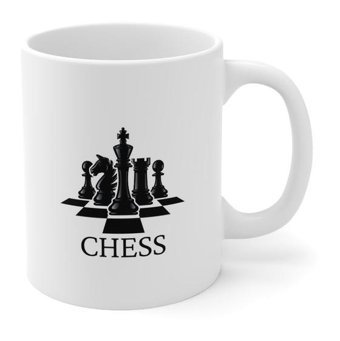 Baskıtech Satranç "Chess" Temalı Baskılı Kupa Bardak