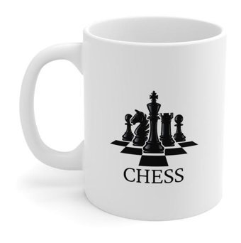 Baskıtech Satranç "Chess" Temalı Baskılı Kupa Bardak