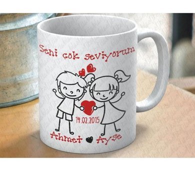Etiketci Abla Sevgili Kupası 23 - Çift Taraflı Baskı
