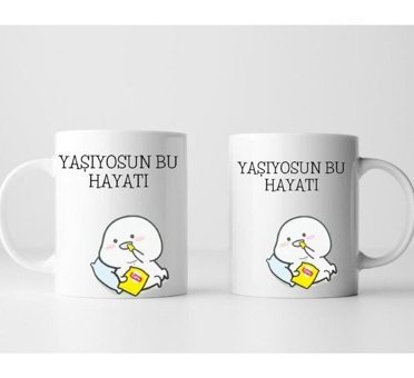 Çılgıntrend Yaşıyosun Bu Hayatı Tasarımlı Kupa Bardak