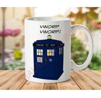 Art Hediye Worpp Dr Who İki Tarafı Baskılı Kupa Bardak