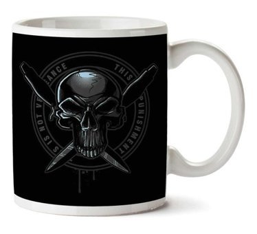 Art Hediye Pale Rider Punisher İki Tarafı Baskılı Kupa Bardak