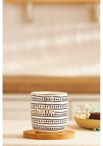 Emsan Tinylatte 2 Parça New Bone Kupa Seti 200 ml Siyah