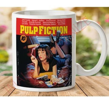 Art Hediye 1-374 Pulp Lıctıon İki Tarafı Baskılı Kupa Bardak