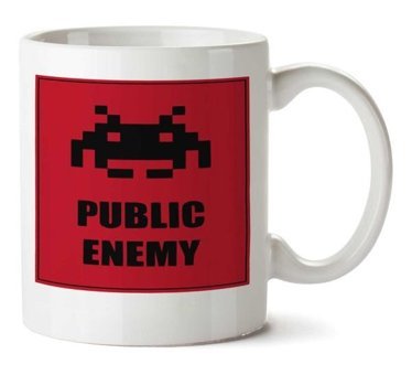 Art Hediye Publıc Enemy İki Tarafı Baskılı Kupa Bardak