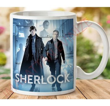 Art Hediye 1-409 Sherlock 2 İki Tarafı Baskılı Kupa Bardak