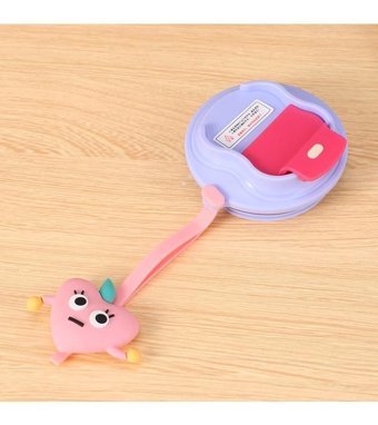 Luckystar 316 Paslanmaz Çelik Sekizgen Kahve Kupası-Pembe