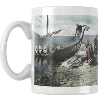 Qoeuyl Boutique Vikings No: 1 Baskılı Kupa Bardak