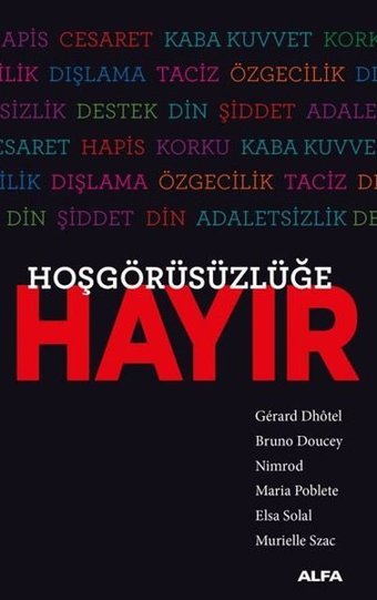 Hoşgörüsüzlüğe Hayır Kolektif Alfa Yayıncılık