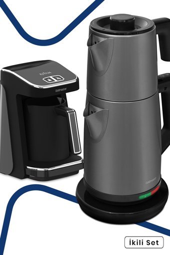 Goldmaster KIVAM-DORE XL 2'li Elektronik Çeyiz Seti Antrasit