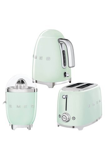 Smeg 3'lü Elektronik Çeyiz Seti Pastel Yeşil