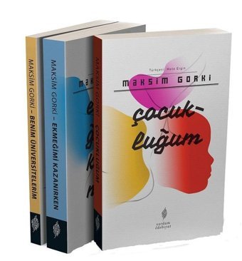 Gorki Otobiyografik Üçleme Seti-3 Kitap Takım Maksim Gorki Yordam Edebiyat