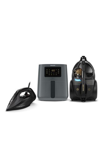 Philips Marathon Ultimate-Azur 7500 Series-5000 Series 3'lü Elektronik Çeyiz Seti Siyah