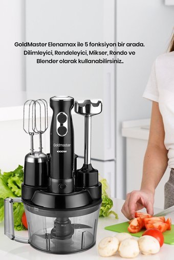 Goldmaster Hürrem 4'lü Elektronik Çeyiz Seti Inox