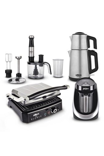 Stilevs Premium 4'lü Elektronik Çeyiz Seti Inox