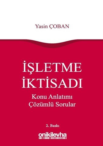 İşletme İktisadı Yasin Çoban On İki Levha Yayıncılık