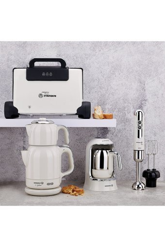 Korkmaz Deluxe 4'lü Elektronik Çeyiz Seti Siyah