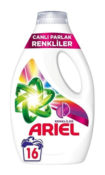 Ariel Renkliler İçin 16 Yıkama Sıvı Deterjan 2 lt