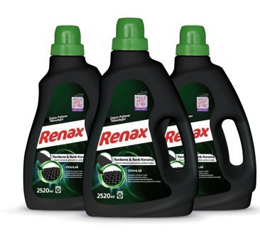 Renax Siyahlar İçin Sıvı Deterjan 3x2.52 lt