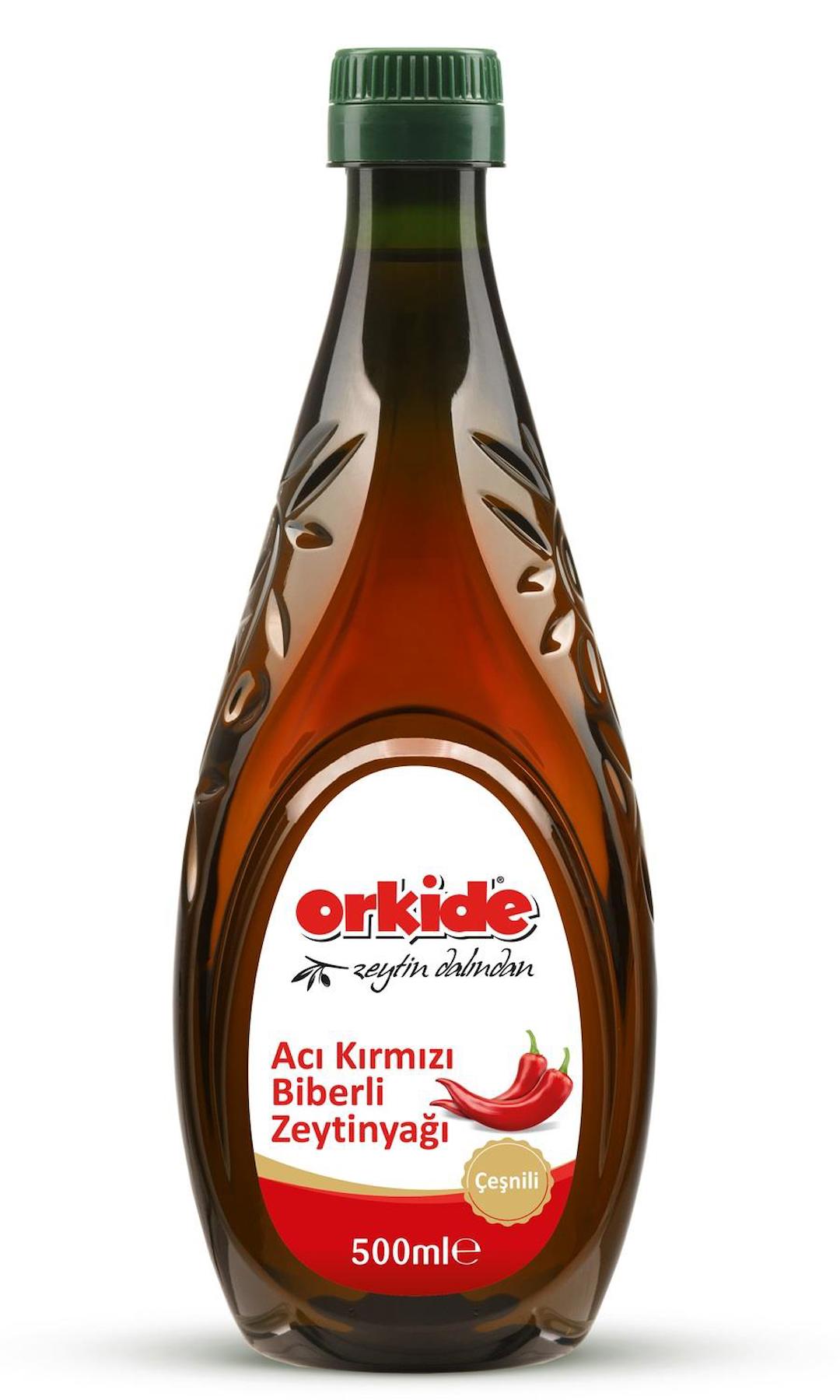 Orkide Acı Kırmızı Biberli Organik Polifenolsüz Cam 500 ml