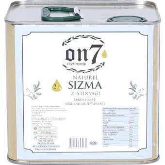 On7 Erken Hasat Teneke Sızma Zeytinyağı 2 lt