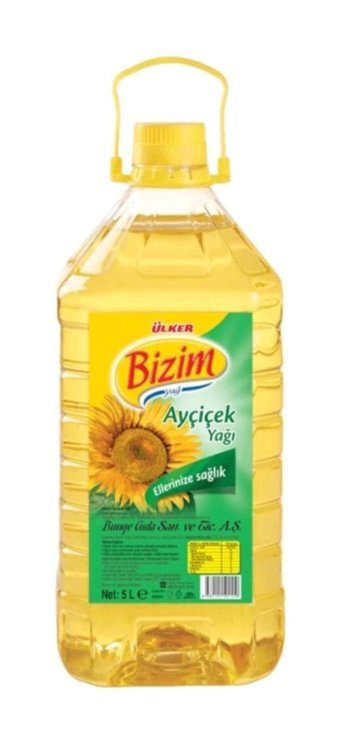 Bizim Plastik Ayçiçek Yağı 5lt