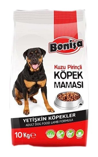 Bonisa Kuzu Etli Tüm Irklar Yetişkin Kuru Köpek Maması 10 kg