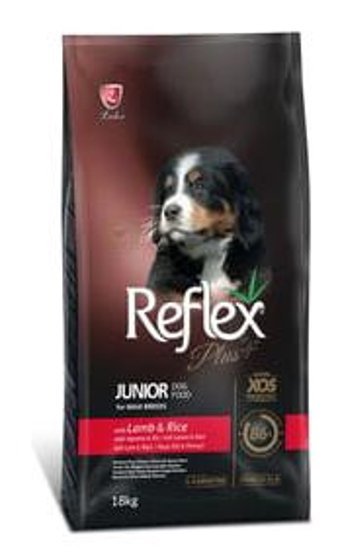 Reflex Kuzu Etli-Pirinç Büyük Irk Yavru Kuru Köpek Maması 18 kg