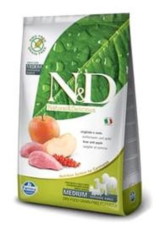 N&d Domuzlu-Elma Büyük ve Orta Irk Yetişkin Kuru Köpek Maması 2.5 kg