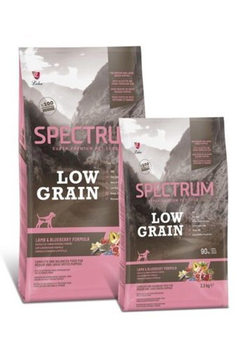 Spectrum Low Grain Kuzu Etli-Yaban Mersin Tüm Irklar Yavru - Yetişkin Kuru Köpek Maması 13 kg